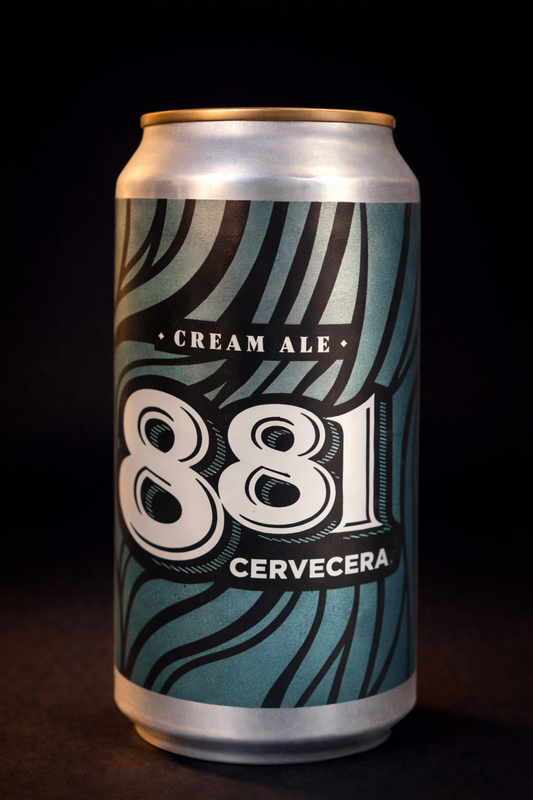 Cream Ale Cervecera 881  - Lata 355ml