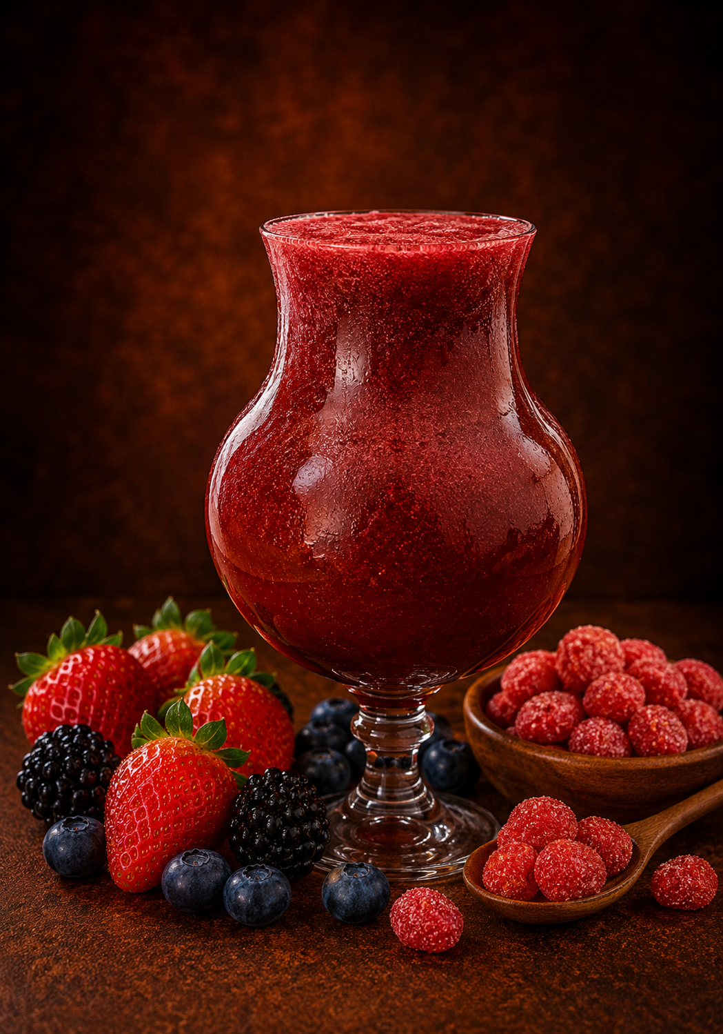Smoothie - Fruit Pasteur (Versión: Fresa, arándanos, zarzamora y picafresas) - Lata 473ml