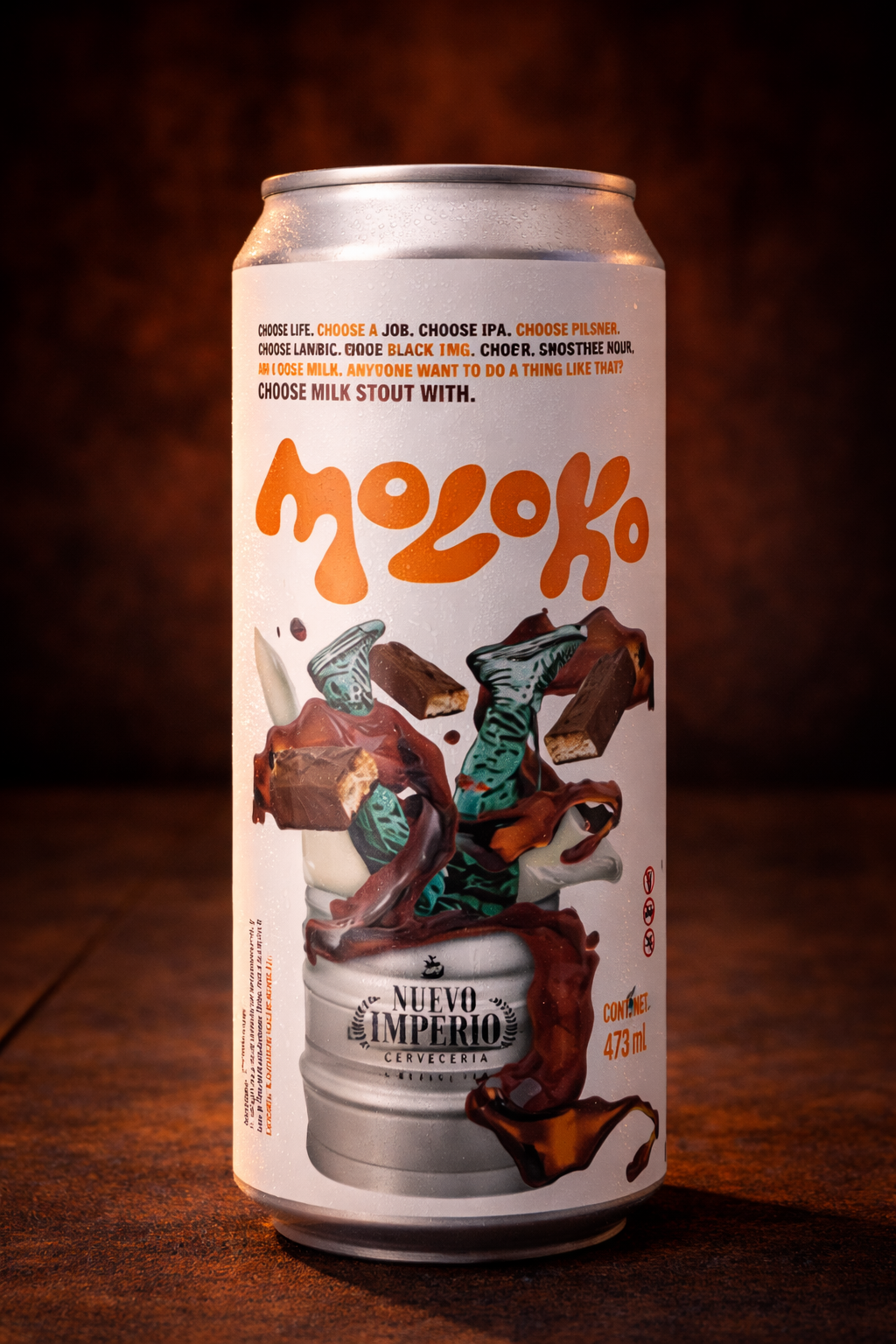 Moloko Ice Cream Stout Versión: Helado de Reese's - Lata 473ml
