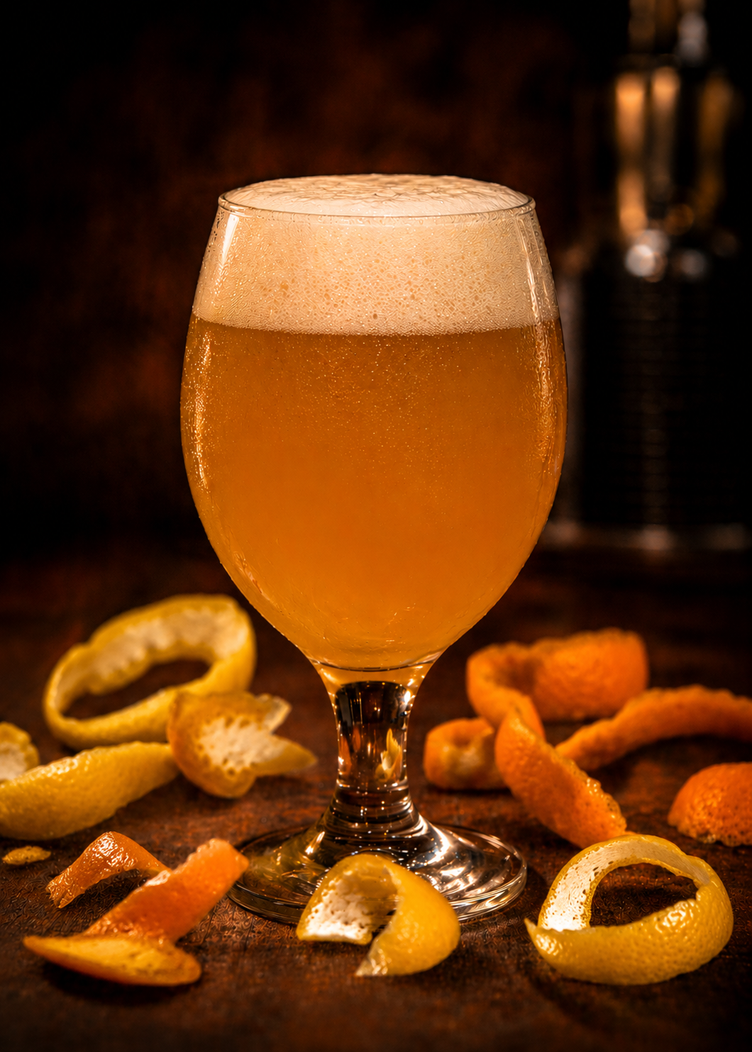 IPANKS Juicy IPA de Nuevo Imperio servida en vaso