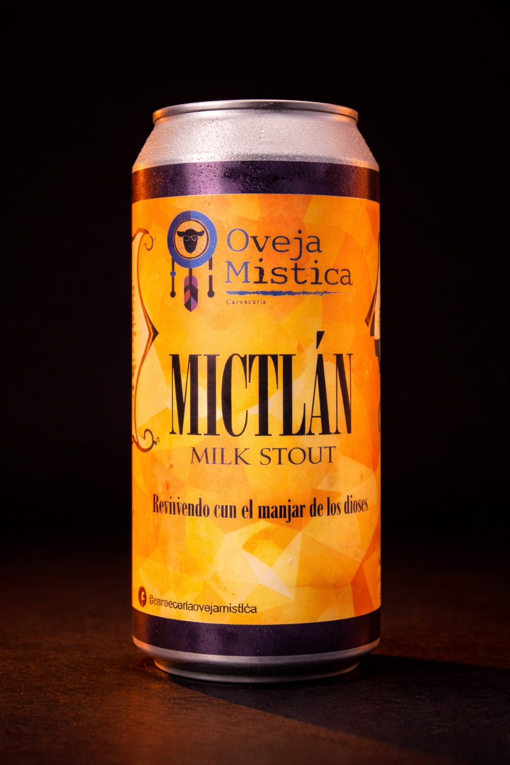 Lata de Mictlán Milk Stout de Oveja Mística