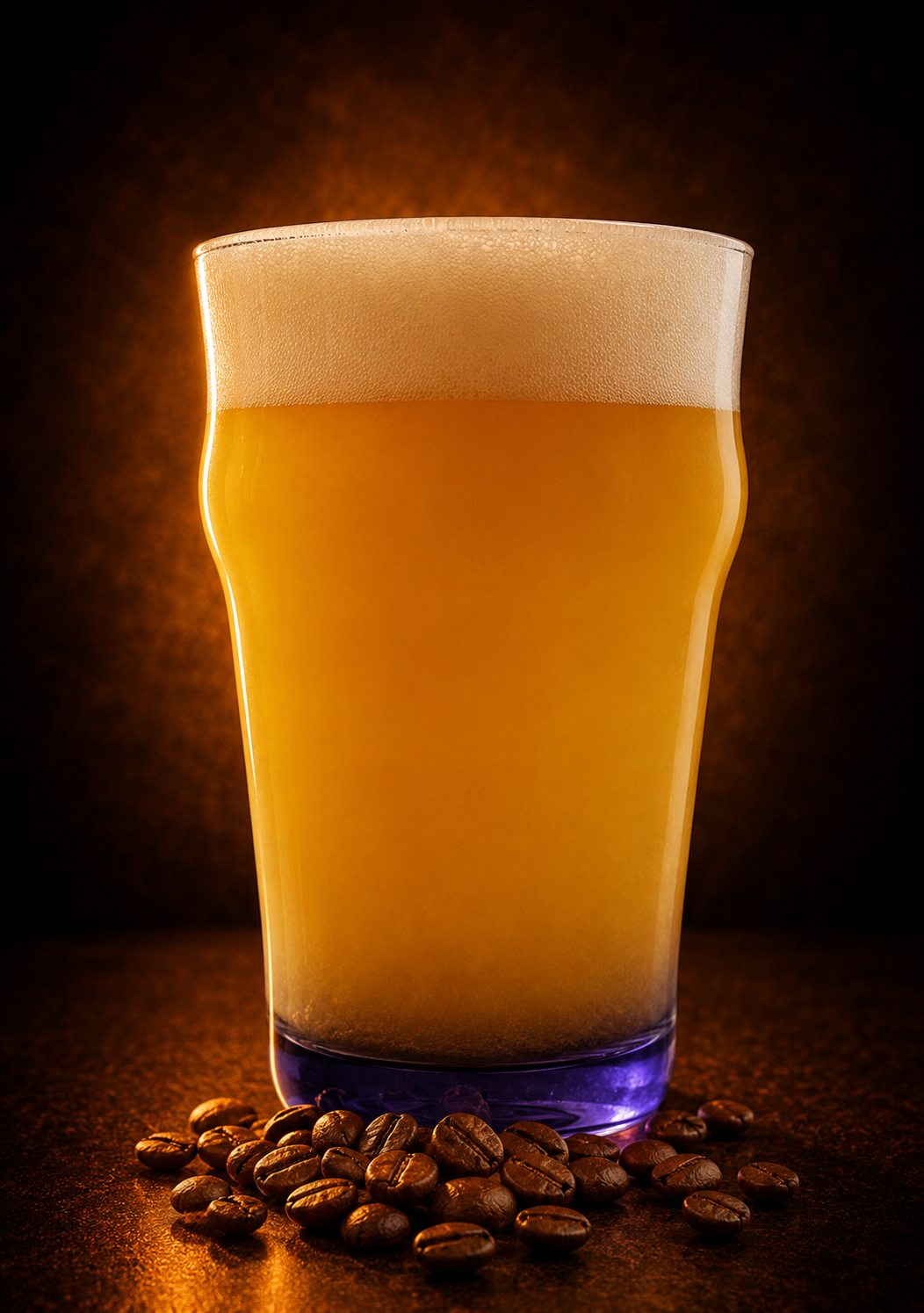 Yang White Stout de Oveja Mística servida en vas